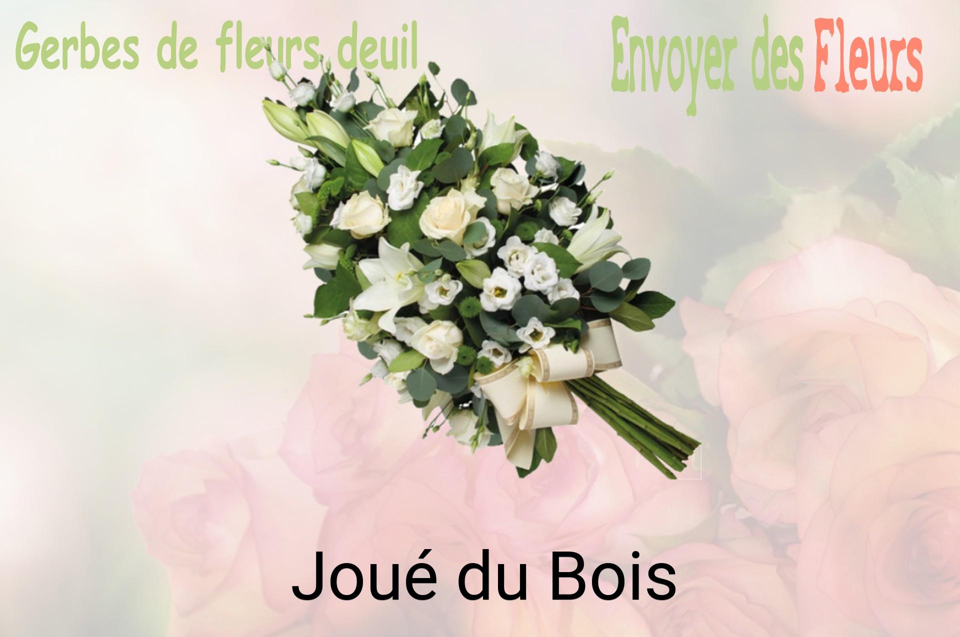 Gerbe de fleurs de deuil livrée à Joué-du-Bois